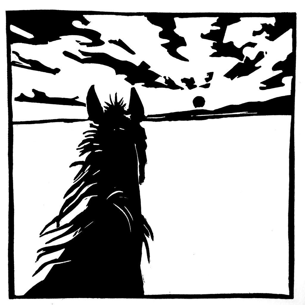 Cheval noir