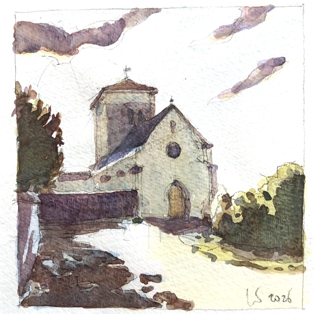 Notre dame de Saint-Sauveur, au matin